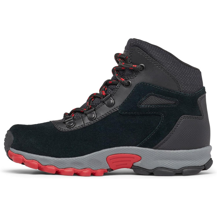 Трекінгові черевики Columbia Newton Ridge Amped Mid Rise для дітей (36 EU, Black Mountain Red Youth)