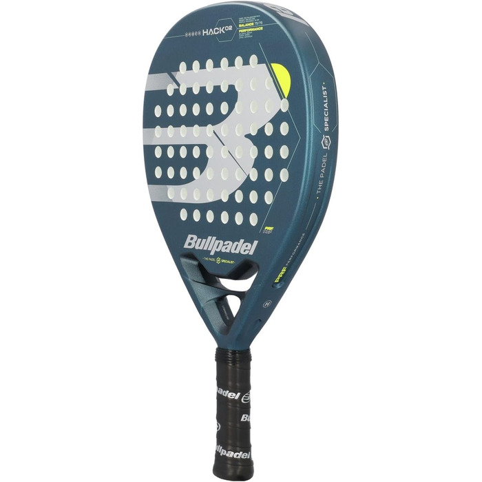 Падельна ракетка Bullpadel Hack 02 PRF 24, чорна, 365-380 г, нова