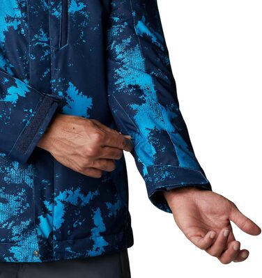 Чоловіча куртка Columbia Whirlibird IV Interchange, колір блакитний, принт Lookup