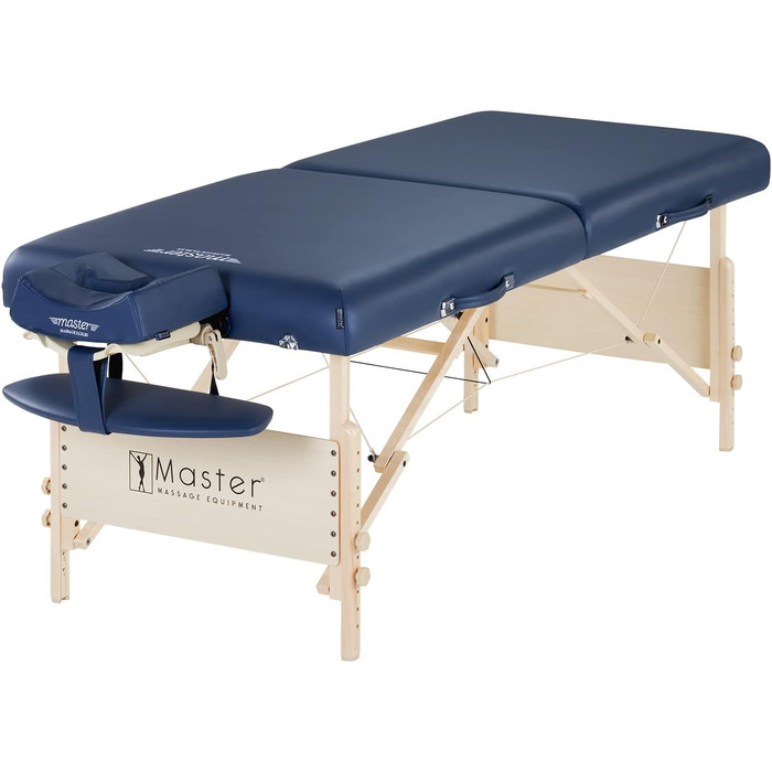 Масажний стіл Master Massage Coronado 76 см, складаний, портативний, для терапії, косметології, синій