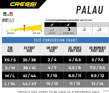 Ласти Cressi Palau Saf, регульовані короткі для плавання і снорклінгу, чорні/рожеві, розмір XS/S (35-38)