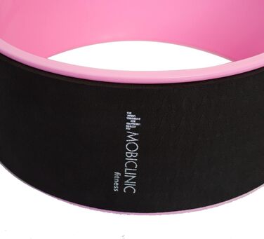 Йога-ролик Mobiclinic Yoga Rad 30x13 см, антиковзкий, європейський бренд, для гнучкості та витривалості, рожевий, легкий у догляді, багатофункціональний