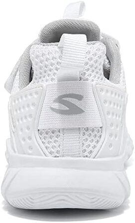 Дитячі кросівки Kinder Sport для бігу та занять спортом: білі, дихаючі, легкі, для занять на вулиці та в залі, розмір 35 EU