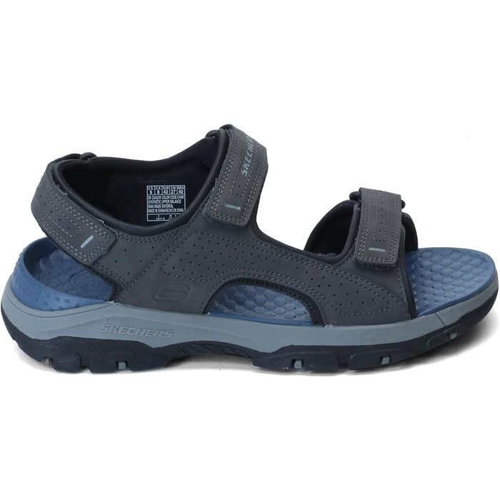Чоловічі сандалії Skechers Tresmen-Garo - водонепроникні, Charcoal Synthetic, 40 EU