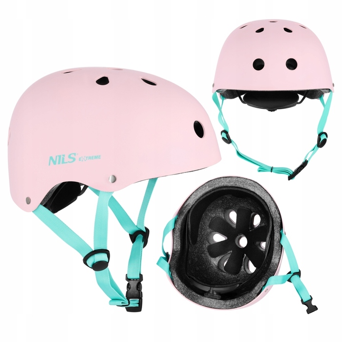 Дитячий велосипедний шолом з регулюванням та набір захисту для скейтбордингу, розмір L