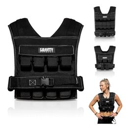 Важкий жилет Gravity Fitness - 15/20 кг, регульований. Для калістеніки, кросфіту, силових тренувань. Домашнє та комерційне використання.