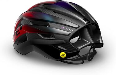 Велошолом MET Trenta 3K Carbon MIPS, глянцево-червоний, розмір L