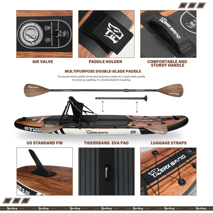 SUP-дошка TIGERXBANG надувна 10'8