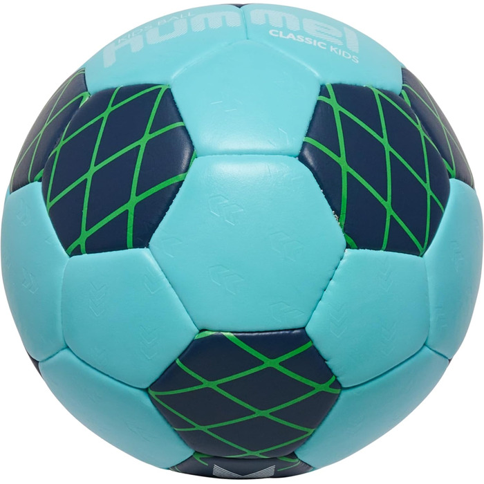 Дитячий гандбольний м'яч Hummel HMLCLASSIC Kids HB (Світло-блакитний/Морський/Зелений)