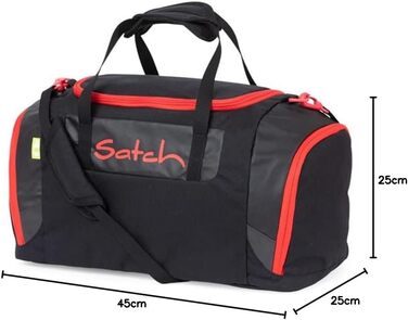 Спортивна сумка satch 25л з відділенням для взуття та м'якими плечовими ременями