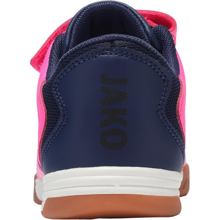 Дитячі спортивні залажні кросівки JAKO J-SI Course (32 EU, Рожевий Неон, Темно-синій)