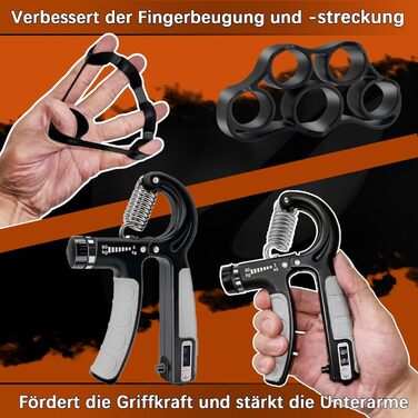 Тренування хватки рук: набір для розвитку сили, масажний м'яч для альпінізму та зняття стресу