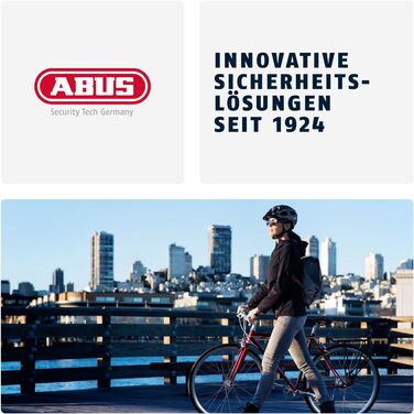 Ланцюговий замок для велосипеда ABUS Steel-O-Chain 4804K, спеціальна сталь, рівень безпеки 4, червоний, 75 см