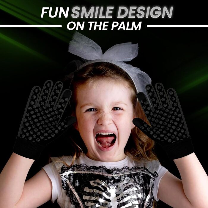 Водонепроникні дитячі велосипедні рукавички для хлопчиків та дівчаток, рукавички з підтримкою сенсорного екрану для дітей 4-12 років, неслизькі та теплі, спортивні рукавички Softshell для дітей (Large [8-10], Чорний)