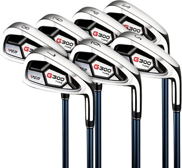 Набір гольф-клубу PGM для чоловіків – 9/12 штук, драйвер Titan #1, міцні залізи, прощальний паттер, для правшів та лівшів, 12 гольф-клубу з графітовим сердечником