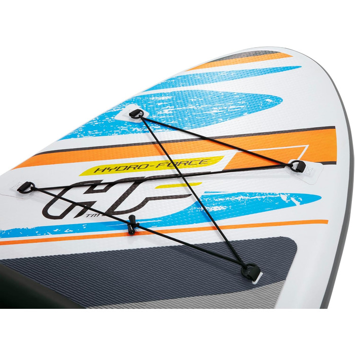 Надувна SUP-дошка Bestway Hydro-Force White Cap з сидінням, 305x84x12 см, комплект для веслування