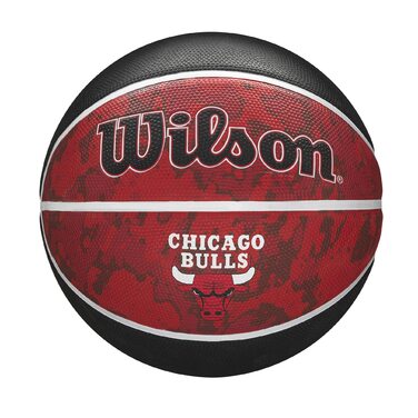 Міні-баскетбольний м'яч Wilson NBA Chicago Bulls з автографом команди