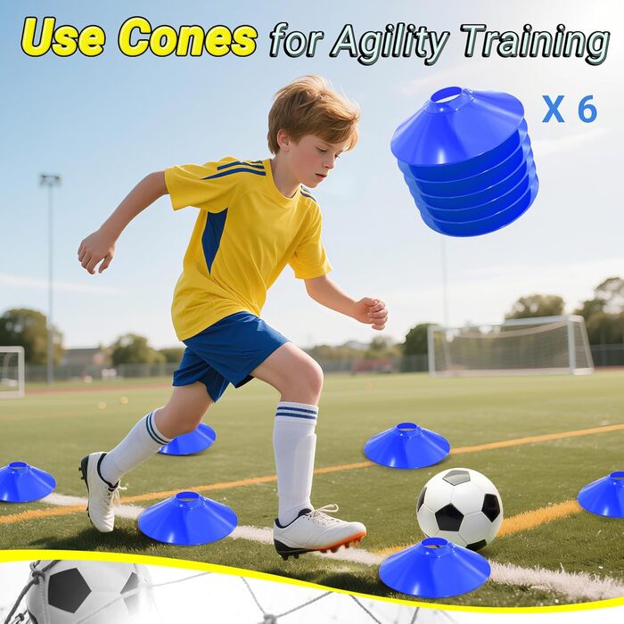 Ворота для футболу Happy Jump Pop-Up – складані для дітей та дорослих | 1 або 2 ворота: 120x90 / 152x110 / 213x152 см | З м'ячем, насосом, конусами та мішенню | Для саду та подарунка