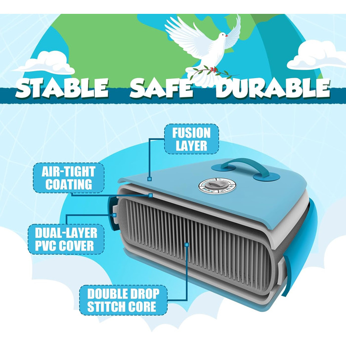 Надувний SUP-борд FunWater 10' & 11' з аксесуарами для дорослих, будь-якого рівня підготовки