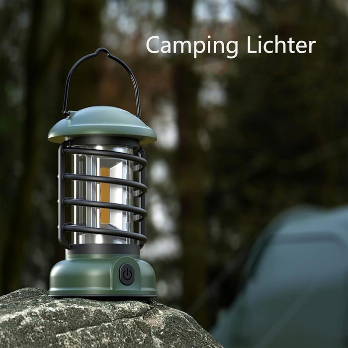 LED кемпінговий ліхтар, висвітлення для кемпінгу, водонепроникний IPX4, регулювання яскравості, 3 режими, для кемпінгу, саду, походів, надзвичайних ситуацій (L803SR)