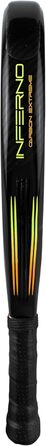 Падель ракетка Dunlop Inferno Carbon Extreme, жовто-помаранчева