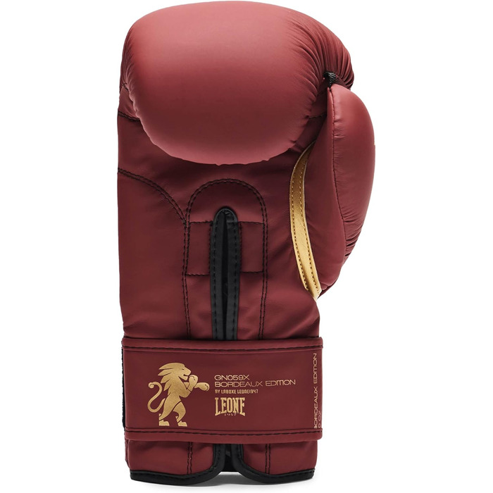 Боксерські рукавички LEONE 1947 Bordeaux Edition, 12 унцій, для дорослих, бордові