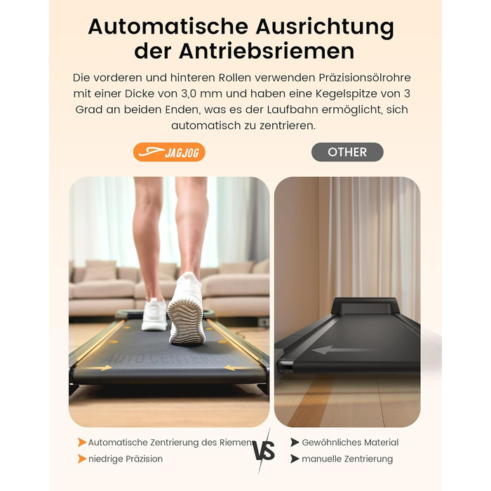 Біговий доріжка для дому з нахилом, 1-6 км/год, Walking Pad з регулюванням нахилу, 2.5 PS, стіл для бігу, тиха з LED-дисплеєм та пультом керування, чорний
