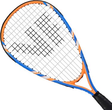 Дитячий набір для бадмінтону VICFUN Speed-Badminton 100: 2 ракетки, 3 волани, синьо-оранжева сумка