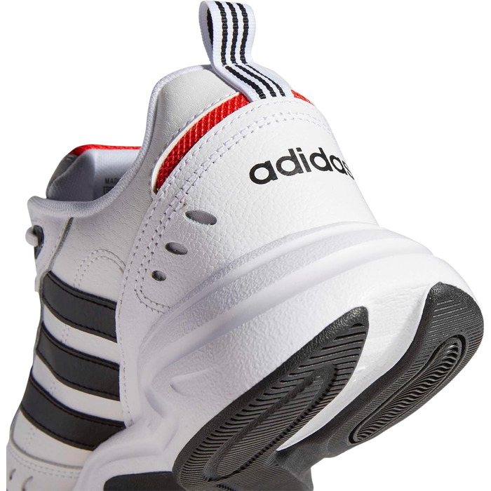 Чоловічі кросівки adidas Strutter — Білі з чорним та червоним (Cloud White/Core Black/Active Red), розмір 43 1/3 EU