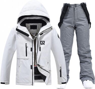 Водонепроникний комплект для катання на лижах: чоловічий/жіночий теплий костюм з софтшелл курткою та штанами, XL
