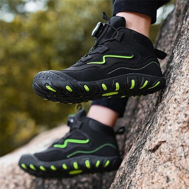 Дитячі баскетбольні кросівки Kinder Swivel Buckle: зручні, дихаючі, антиковзкі трекінгові черевики для хлопчиків та дівчаток, чорного кольору (28 EU)