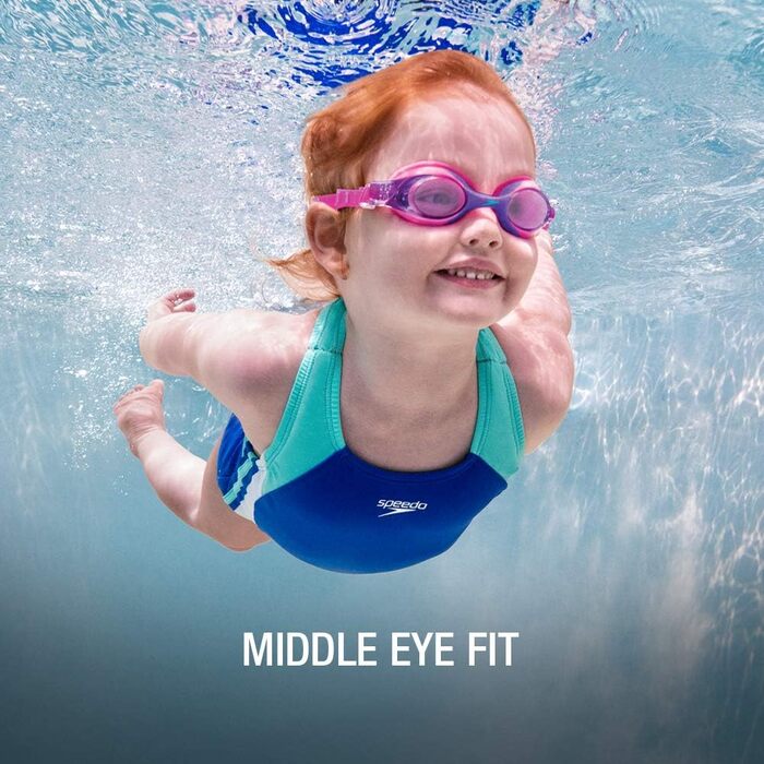 Дитячі плавальні окуляри Speedo Skoogle 3-8 років, чорно-зелені, унісекс
