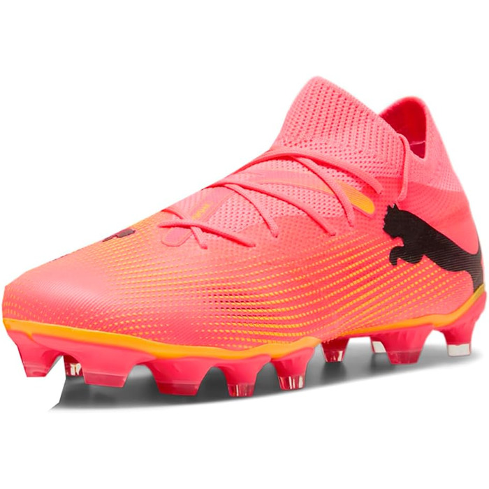 Жіночі футбольні бутси PUMA Future 7 Match Firm для штучного покриття, 42.5 EU, Sunset Glow/Puma Black/Sun Stream