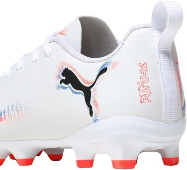 Дитячі футбольні бутси PUMA Future 8 Play FG/AG Jr - біло-червоно-чорні