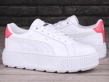 Жіночі спортивні кросівки Puma на платформі, шкіряні, розмір 39