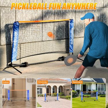 М'яка портативна сітка для піклболу 1.5 м для гри та тренувань. Підходить для вулиці, дому, двір. Сітка для піклболу