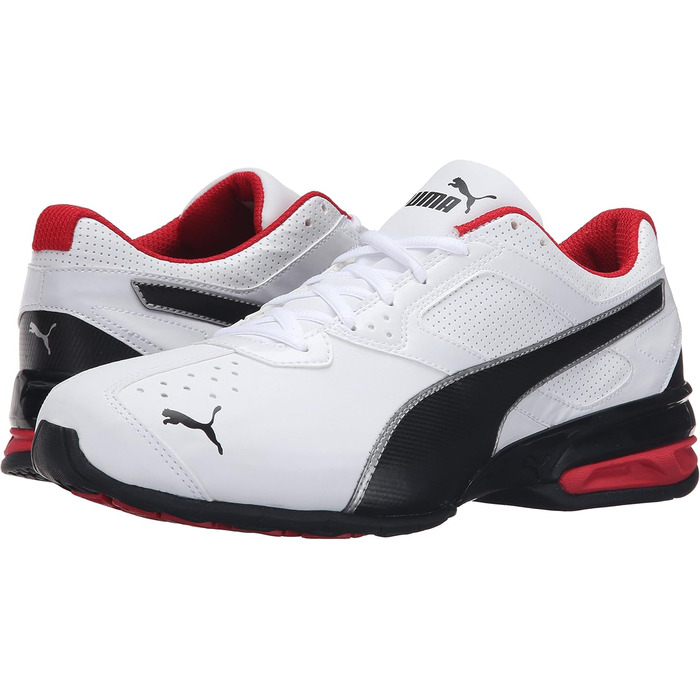 Кросівки чоловічі PUMA Tazon 6, 40 EU, білий/чорний/срібний