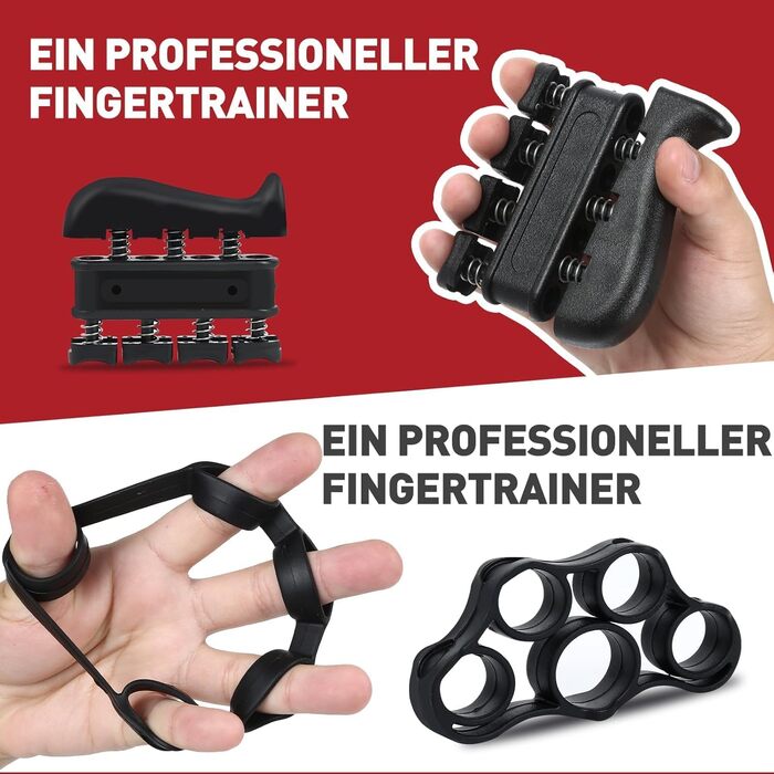 Handtrainer Fingertrainer: Розширювач для рук та передпліч (5-100 кг), тренажер для пальців, масажні м'ячики для реабілітації кисті