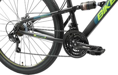 Гірський велосипед BIKESTAR, повністю амортизований, Shimano 21 швидкість, дискові гальма, колеса 26/27.5/29 дюймів, рама 15/17/19 дюймів, MTB