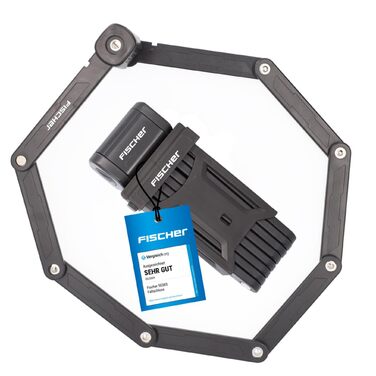 Замок Fischer складний з кріпленням, 110 см, 2 ключі