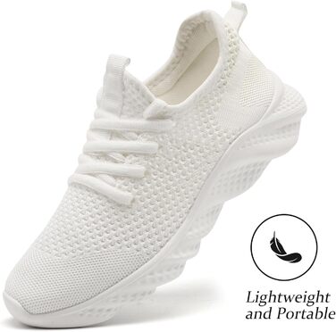 Жіночі кросівки ZGPWZWL: легкі літні спортивні взуття для бігу та повсякденного носіння, білі (37 EU)