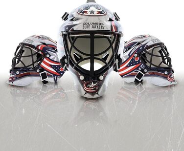 Колекційна міні-маска воротаря NHL Buffalo Sabres у кейсі, оригінальні логотипи та кольори