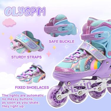 Роликові ковзани для дітей (дівчаток та хлопчиків), дизайн 