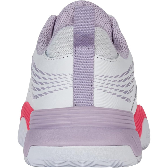 Жіноче тенісне взуття K-Swiss Speedex, 39.5 EU, білий, Orchid Petal, Neon Blaze