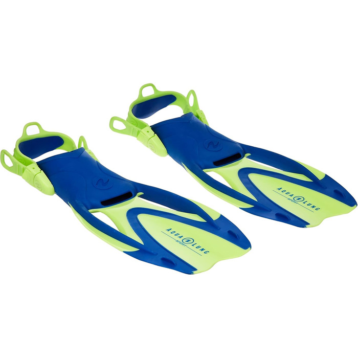 Маска для снорклінгу Aqua Lung Zinger Jr Floen дитяча, S, зелено-блакитна