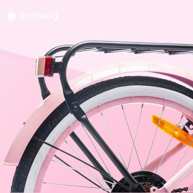 Дитячий велосипед Sun Baby Heart 20 дюймів, 6 швидкостей Shimano, для дівчаток 6-10 років, регульований