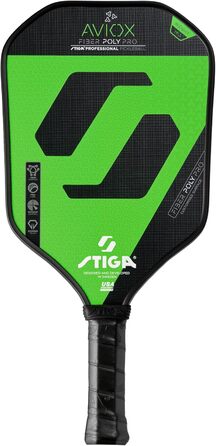 Піклбол ракетка STIGA Aviox Fiber Poly Pro, зелена