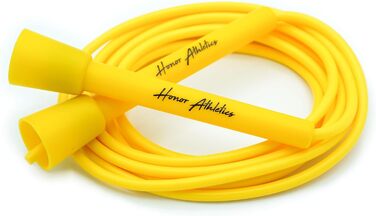Скакалка HONOR ATHLETICS - ідеальний для Double Unders, боксу, MMA. Регульована довжина до 3 метрів. Жовтий