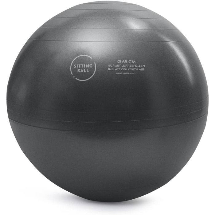 Гімнастичний м'яч Sitzball Woolly з плюшевим чохлом, натуральний колір