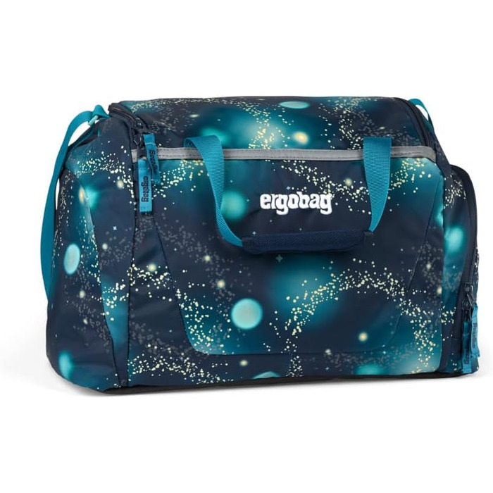 Дитяча спортивна сумка ergobag з відділенням для вологих речей, 20 л, космічний ведмідь, темно-синя